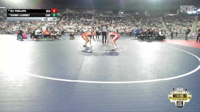 B5A-150 lbs Quarterfinal - Eli Phillips, Grove vs Tohmi Carney, Coweta