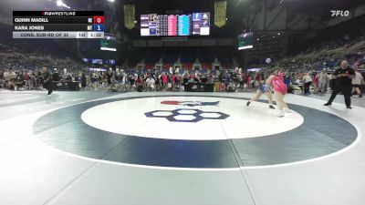 155 lbs Cons. Sub-rd Of 32 - Quinn Madill, NE vs Kara Jones, MT