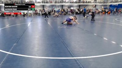 Silver 197 lbs Cons. Round 2 - Jackson Peak, Wisconsin-Eau Claire vs Hunter Eastin, Loras