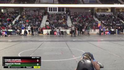 106 lbs Semifinal - Chase Courtois, WR-Topeka Blue Thunder vs Trenton Frank, Scott City