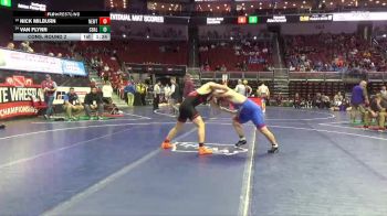 3A-215 lbs Cons. Round 2 - Nick Milburn, Newton vs Van Flynn, Council Bluffs Abraham Lincoln