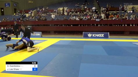 Omurbek Esenbekov vs Jason Lee Shaw 2024 Pan IBJJF Jiu-Jitsu No-Gi Championship
