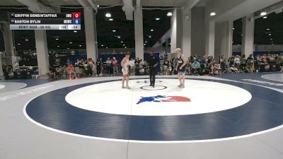 60 kg Cons. Sub-rd Of 16 - Griffin Sensintaffar, Cowboy Wrestling Club vs Easton Bylin, Mat Demon Wrestling Club