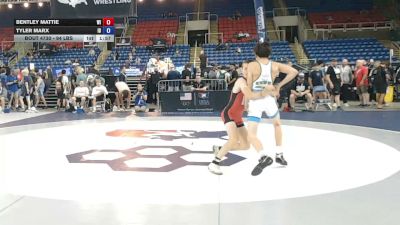 94 lbs Cons. Sub-rd Of 16 - Bentley Mattie, Wisconsin vs Tyler Marx, Idaho