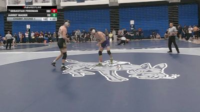 149 lbs Champ. Round 1 - Sebastian Freeman, New Mexico Highlands vs Jarret Mader, Fort Hays State