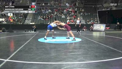 197 lbs Cons. Round 3 - Joey Lyons, Gannon vs Marvelous Rutledge, Lander