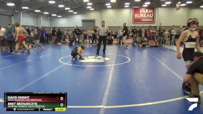 83 lbs Cons. Round 2 - Bret Bednarczyk, Hanover Hawkeye Youth Wrestlin vs David Knight, Smith Mountain Lake Wrestling