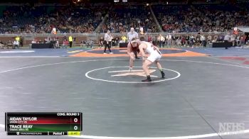 D4-144 lbs Cons. Round 3 - Trace Reay, Tawas Area HS vs Aidan Taylor, Union City HS