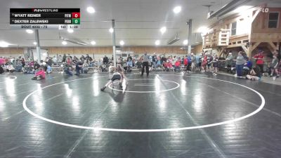 75 lbs Quarterfinal - Wyatt Reiner, Pitman vs Dexter Zalewski, Perry