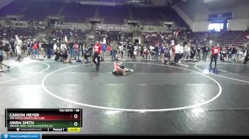 59 lbs Cons. Round 2 - Carson Meyer, Top Notch Wrestling Club vs Owen Smith, Arvada West Youth Athletics LLC