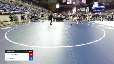 144 lbs Cons 32 #2 - Karl Ledbetter, UT vs Cayden Rios, TX