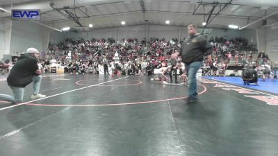 120 lbs Quarterfinal - Hazen Crank, Raw Wrestling Club vs Declan Forrest, Vinita Kids Wrestling