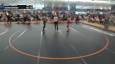 150 lbs Champ. Round 3 - Hunter DeGrand, Unattached vs Bazely Simison, Unattached