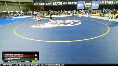 140 lbs 5th Place Match - Gregory Johansen, Askeo International Mat Club vs Ethan Wyborney, Washington