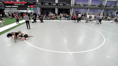 Junior Girls - 105 lbs Cons. Round 2 - Alexa Thomas, AVILA COMBAT LABORATORIES vs Alissa Chanda, Team Hammer Wrestling Academy