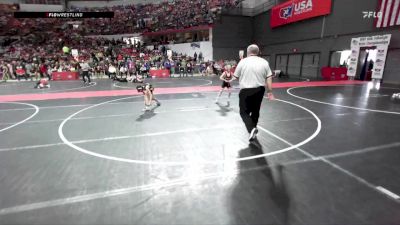 73 lbs Champ. Round 2 - Atley Gruenenfelder, Pec-Argyle Youth Wrestling vs Gabriel Wright, Northwestern