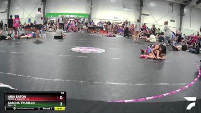 64 lbs Finals (2 Team) - Sascha Trujillo, RPA vs Aria Eaton, Fierce & Scrappy