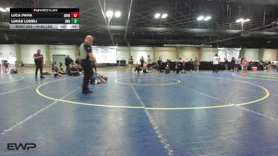 76-80 lbs 2nd Place - Luca Pavia, Sunkist Kids Monster Garage vs Lukas Lomeli, Shelton Wrestling Academy