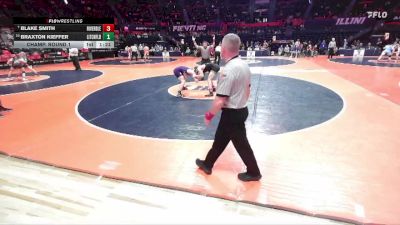 1A 157 lbs Champ. Round 1 - Blake Smith, Port Byron (Riverdale) vs Braxton Kieffer, Litchfield