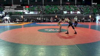 1A-4A 106 1st Place Match - Jeremy Lambert, Alexandria HS vs Myles Bailey, Piedmont