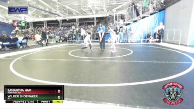 52 lbs 1st Place Match - Samantha Ham, Nebraska WA vs Wilder Shoemaker, WTC