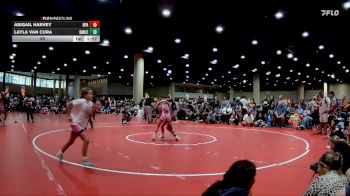 85 lbs Semis & 3rd Wb (16 Team) - Abigail Harvey, RPA Blockbusters vs Layla Van Cura, Don`t Be Jelly