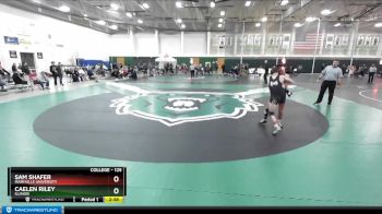 125 lbs Quarterfinal - Caelen Riley, Illinois vs Sam Shafer, Maryville University