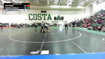 215 lbs Semifinal - Tannor Costello, Millikan vs Levi Means, Yucaipa