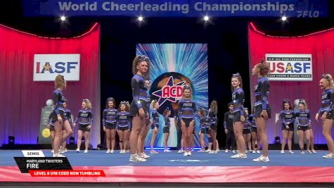 Maryland Twisters - Fire [2025 L6 U18 Coed Non Tumbling Semis] 2025 The Cheerleading Worlds