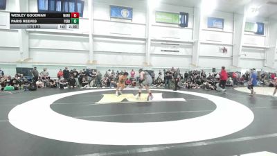 175 lbs Round Robin 2 - Wesley Goodman, Warrior Ridge - MS vs Paris Reeves, Perry Gladiator - MS