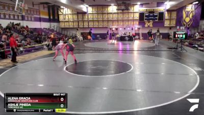 138 lbs Cons. Semi - Ashlie Pineda, Threshold WC vs Alena Gracia, Grindhouse Wrestling Club