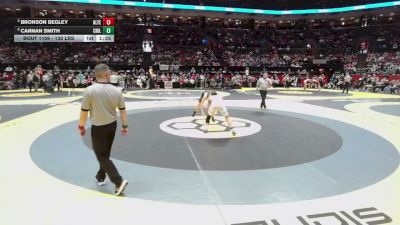 132 lbs Semis - Cannan Smith, Chillicothe vs Bronson Begley, Alter