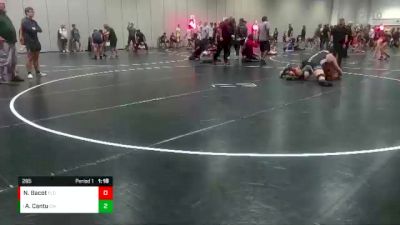 285 lbs Round 3 - Adam Cantu, Colosseum Wrestling vs Nicolas Bacot, Florida