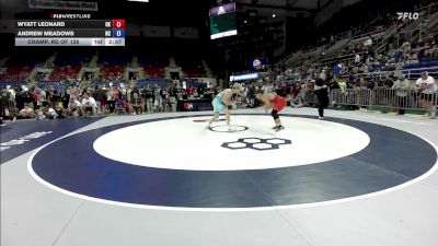 165 lbs Champ. Rd Of 128 - Wyatt Leonard, OK vs Andrew Meadows, NC
