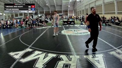 144 lbs Cons. Round 4 - Michael Disa Scott, California vs Dylan Magana, California