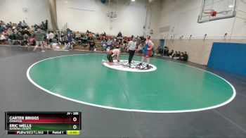285 lbs Semifinal - Carter Briggs, Evanston vs Eric Wells, Natrona County