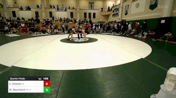 113 lbs Quarterfinal - Colby Grenon, Bristol-Plymouth vs Michael Bouchard, Mt. Hope