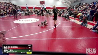 63-67 lbs Round 3 - Quentin Cabrera, Valley WC vs Broly Mena, Bear Cave Wrestling Club