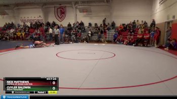 144 lbs Cons. Round 3 - Cuyler Baldwin, Fruita Monument vs Nick Matthews, Central Of Grand Junction