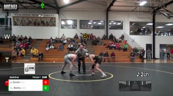 157 lbs Semifinal - Logan Bailey, Indianapolis vs Jonah Smith, West Liberty