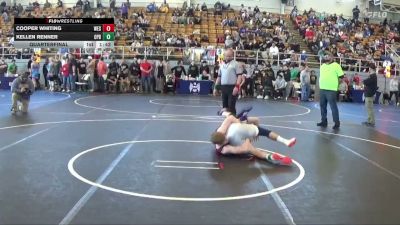 146 lbs Quarterfinal - Cooper Whiting, Westland vs Kellen Renner, One Percent Better