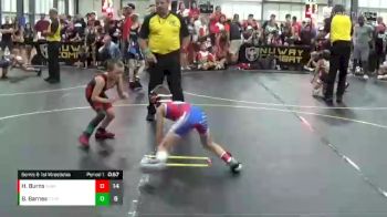 52 lbs Semis & 1st Wrestleback (8 Team) - Hudson Burns, Iowa Elite vs Brantley Barnes, Steel Valley