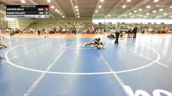 90 lbs Rr Rnd 3 - Aviyahn Mills, Mat Assassins Blue vs Kaleb Pollock, Brawler Elite