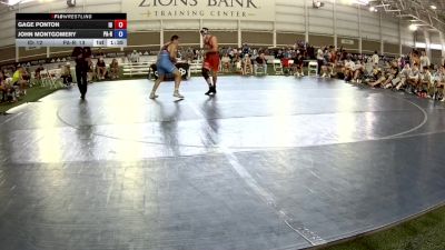 215 lbs Gage Ponton, Idaho vs John Montgomery, Pennsylvania Red