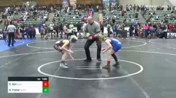 100 lbs Quarterfinal - Ryan Ball, Durham Jr Trojans vs Nash Fisher, Champ Academy