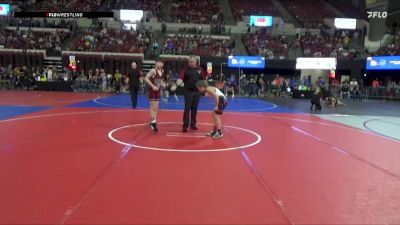 85 lbs Champ. Round 1 - Jackson LaFurge, Greatfalls vs Milo Marks, Glasgow Wrestling Club
