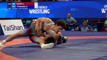 65 kg Final 3-5 - Kumar Sachin, India vs Giorgi Tchikaidze, Georgia