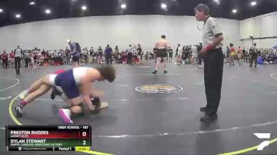 167 lbs Cons. Semi - Dylan Stewart, North Carolina Wrestling Factory vs Preston Rhodes, Legacy Elite