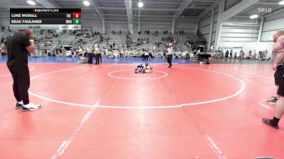 56 lbs Rr Rnd 3 - Luke Worall, The Fort Hammers vs Beau Faulkner, Ohio Titan Scarlet