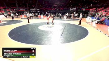 2A 215 lbs Quarterfinal - Eduardo Antunez, Evergreen Park vs Oliver Cooley, Jacksonville (H.S.)